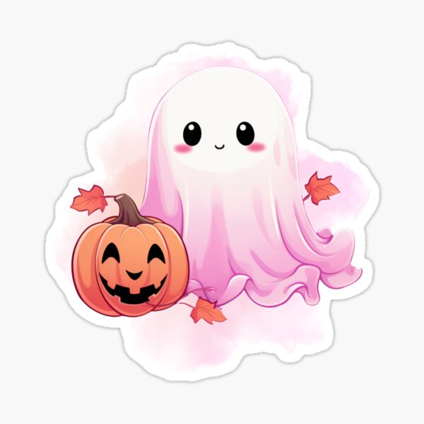 98-Piece Halloween Sticker Set - 49 Cute Ghost & Pumpkin Designs For Water Bottles & Crafts