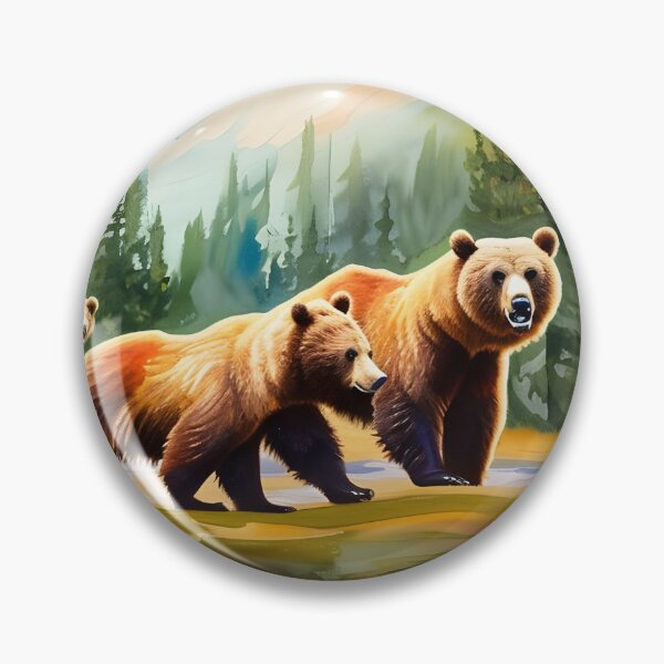 Item preview, Grizzly Bear Mates designed and sold by Paw's Arts.