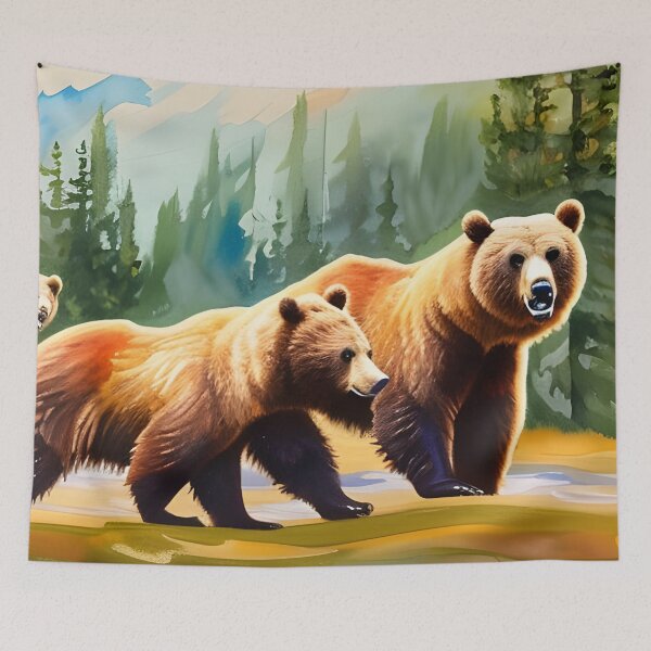 Item preview, Grizzly Bear Mates designed and sold by Paw's Arts.