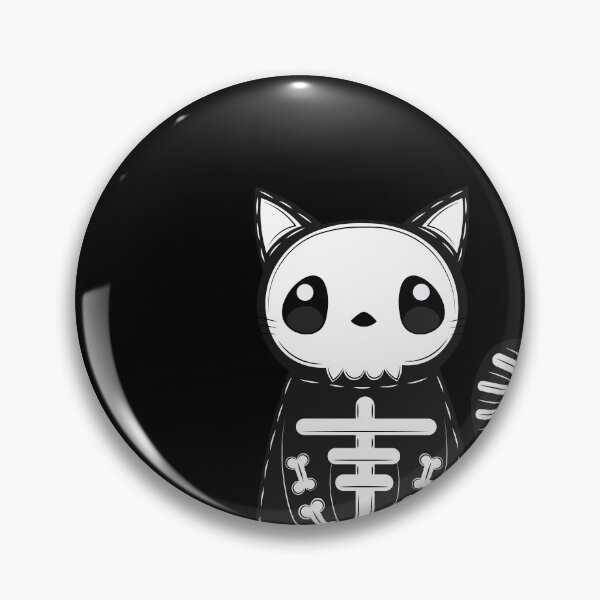 Item preview, Halloween Cat Black Skeleton Funny Skull Halloween designed and sold by smartrocket.