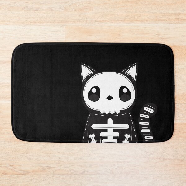 Item preview, Halloween Cat Black Skeleton Funny Skull Halloween designed and sold by smartrocket.