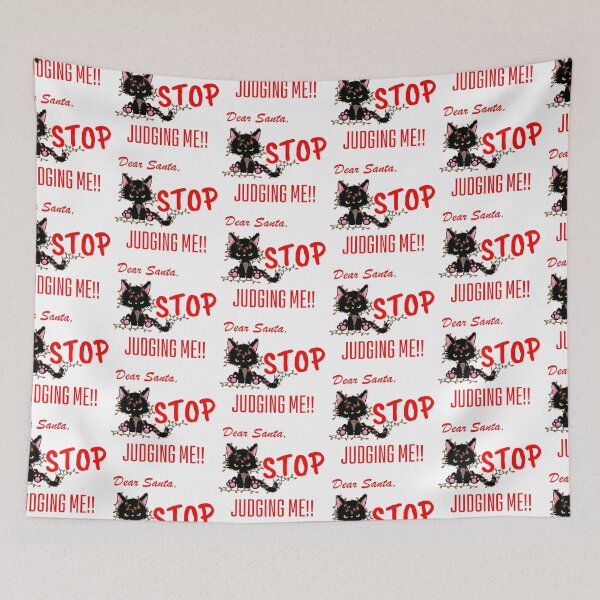 Item preview, DEAR SANTA STOP JUDGING ME designed and sold by KelliesCorner.