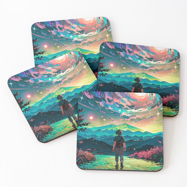 Item preview, Boy Anime Digital Art Night Sky designed and sold by YabaiArts.