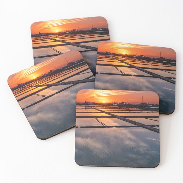 Item preview, Salt flats of Aveiro at sunset designed and sold by homydesign.