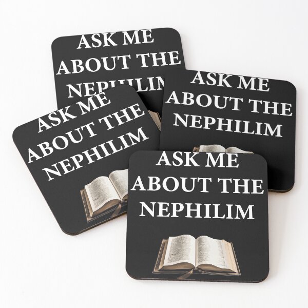 Item preview, Ask Me About The Nephilim designed and sold by ByzantineBazaar.