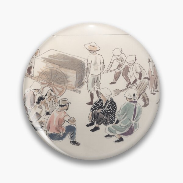 Item preview, Day Laborers, Wada Sanzo / Japanese Art designed and sold by royumi.