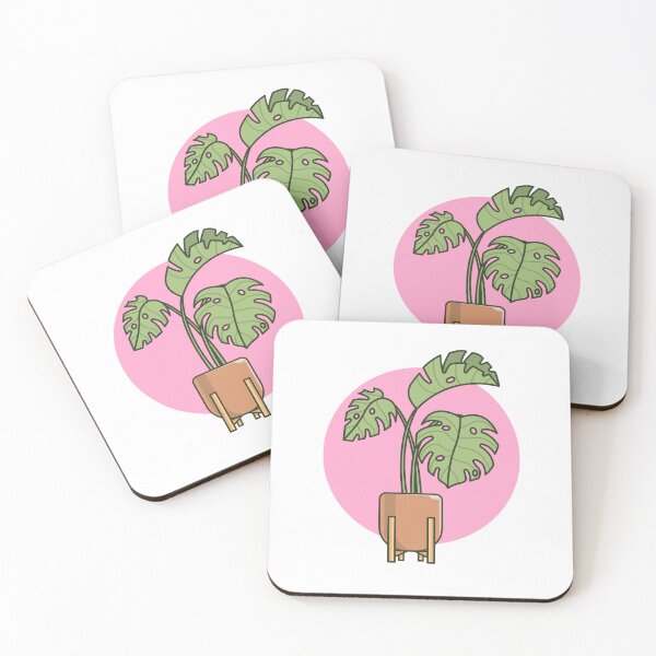 Item preview, Adorable Monstera Plant in a Pot Cartoon Vector designed and sold by hjian8219.