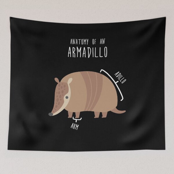 Item preview, Armadillo Animal Anatomy designed and sold by Clara Hollins.