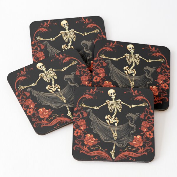 Item preview, Skeleton Dance - Red with Gauze no background  designed and sold by DigitlEmporium.