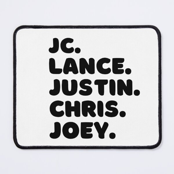Item preview, JC, Lance, Justin, Chris, Joey designed and sold by OscarAndOphelia.