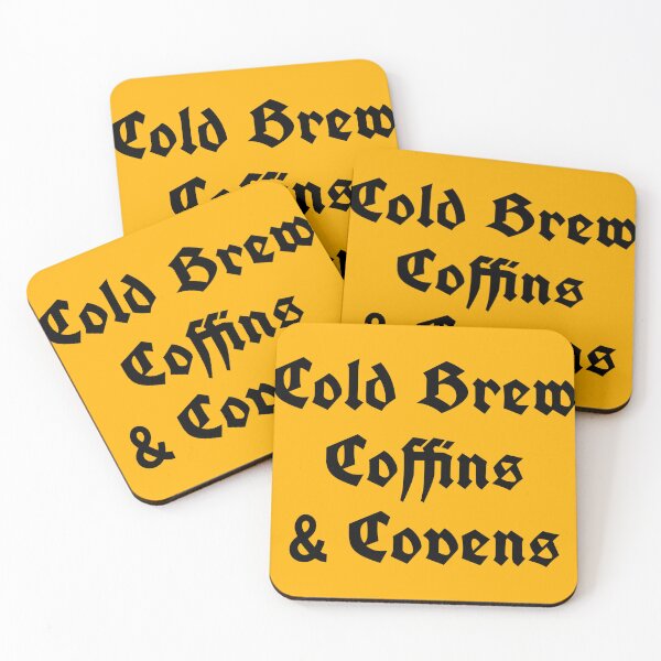 Item preview, cold brew, coffins and covens designed and sold by jennyvar.