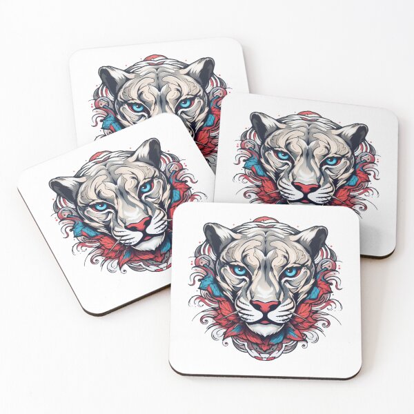 Item preview, Neo-Traditional Panther, Cougar, Puma designed and sold by MendaciousMina.
