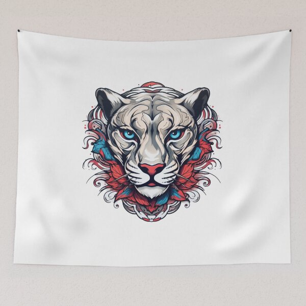 Item preview, Neo-Traditional Panther, Cougar, Puma designed and sold by MendaciousMina.