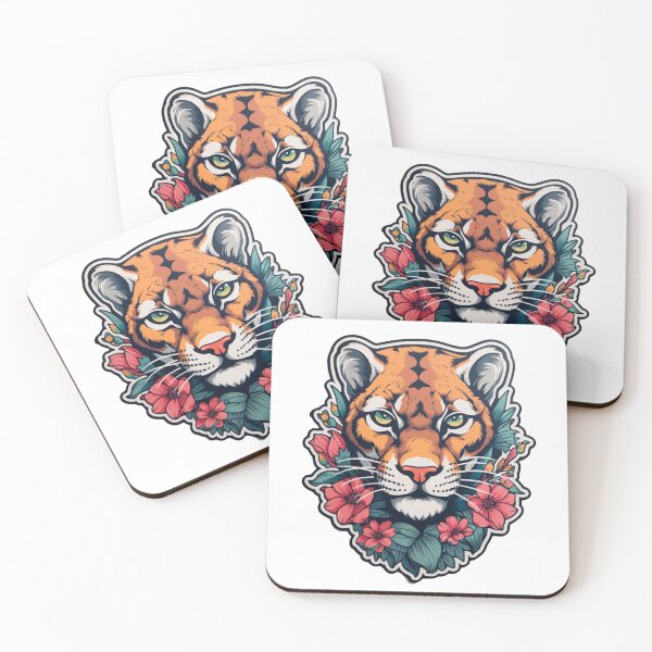 Item preview, Neo-Traditional Panther, Cougar, Puma, designed and sold by MendaciousMina.