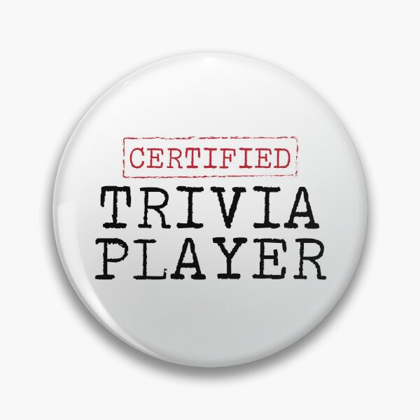 Item preview, Certified Trivia Player designed and sold by teesaurus.