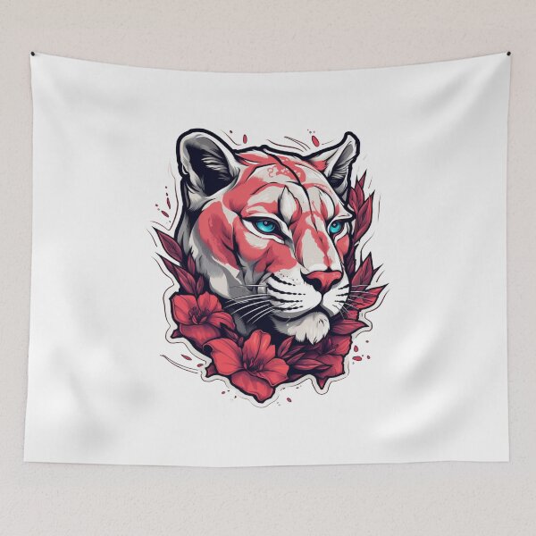 Item preview, Neo-Traditional Panther, Cougar, Puma designed and sold by MendaciousMina.