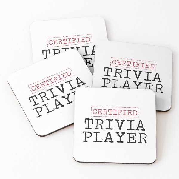 Item preview, Certified Trivia Player designed and sold by teesaurus.