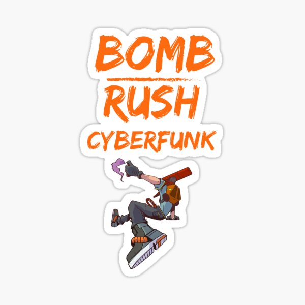 bomb rush cyberfunk Sticker