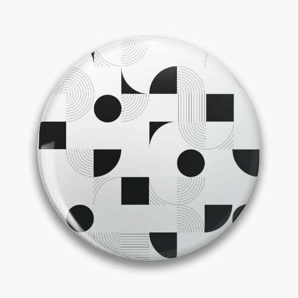 Item preview, All That Jazz geometric art pattern black and white designed and sold by minimo-depot.