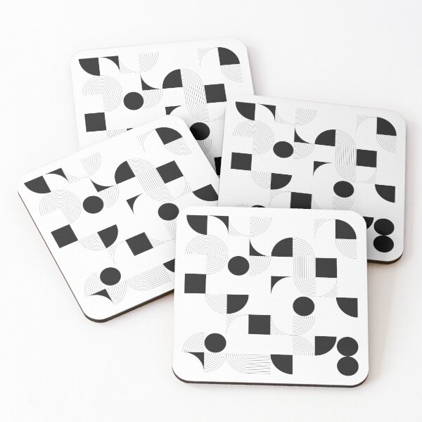 Item preview, All That Jazz geometric art pattern black and white designed and sold by minimo-depot.