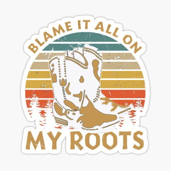 FFA Blame it all on my roots tshirt design