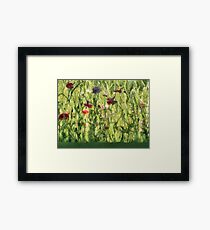 Gleeful Garden Framed Print