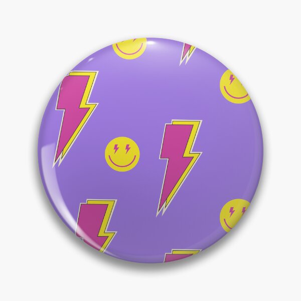 Item preview, Purple lightning smile Pattern designed and sold by tinytwist.