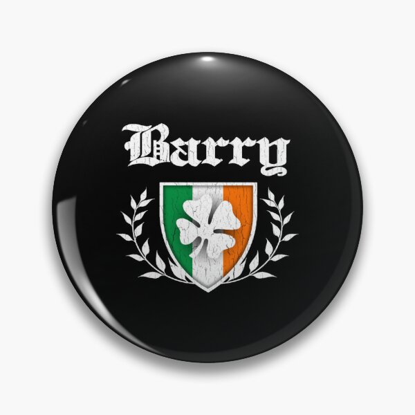 Item preview, Barry Family Shamrock Crest (vintage distressed) designed and sold by eden-katzs.