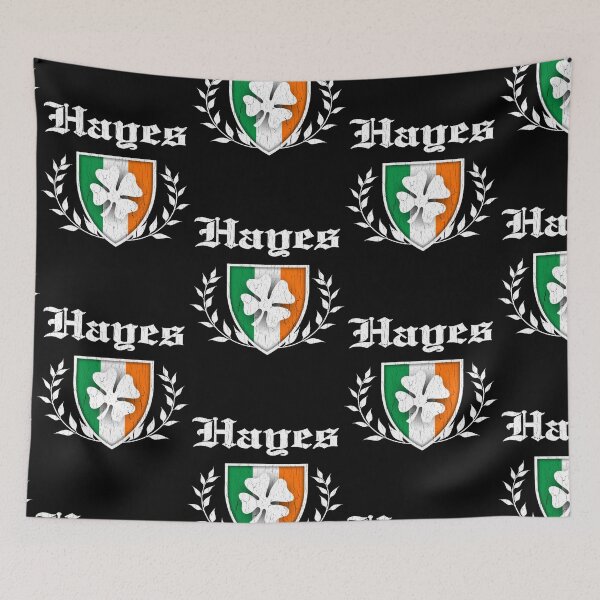 Item preview, Hayes Family Shamrock Crest (vintage distressed) designed and sold by eden-katzs.
