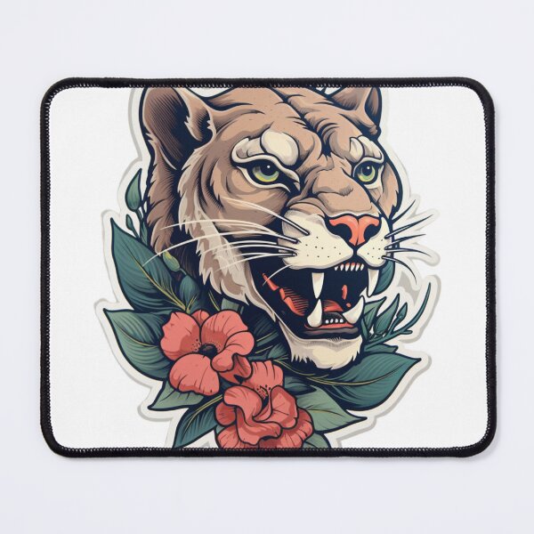 Item preview, neo traditional panther, cougar, puma,  designed and sold by MendaciousMina.