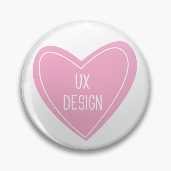 Item preview, UX Design Heart designed and sold by teesaurus.
