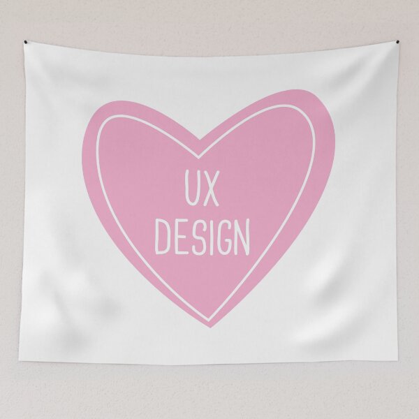 Artikelvorschau, UX Design Herz entworfen und verkauft von teesaurus.