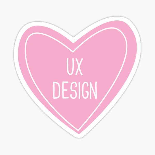 Item preview, UX Design Heart designed and sold by teesaurus.