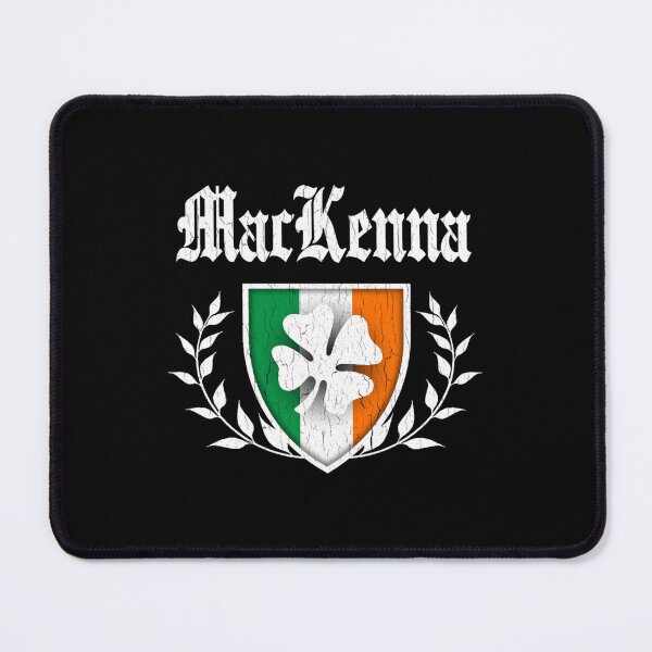 Item preview, MacKenna Family Shamrock Crest (vintage distressed) designed and sold by eden-katzs.