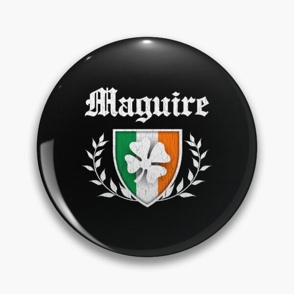 Item preview, Maguire Family Shamrock Crest (vintage distressed) designed and sold by eden-katzs.