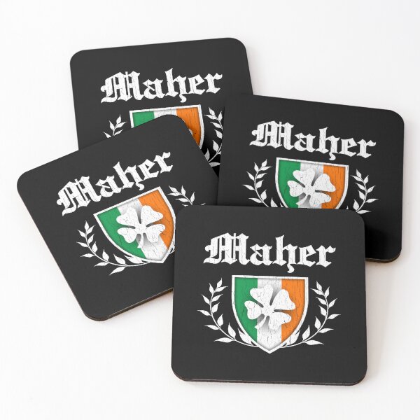 Item preview, Maher Family Shamrock Crest (vintage distressed) designed and sold by eden-katzs.