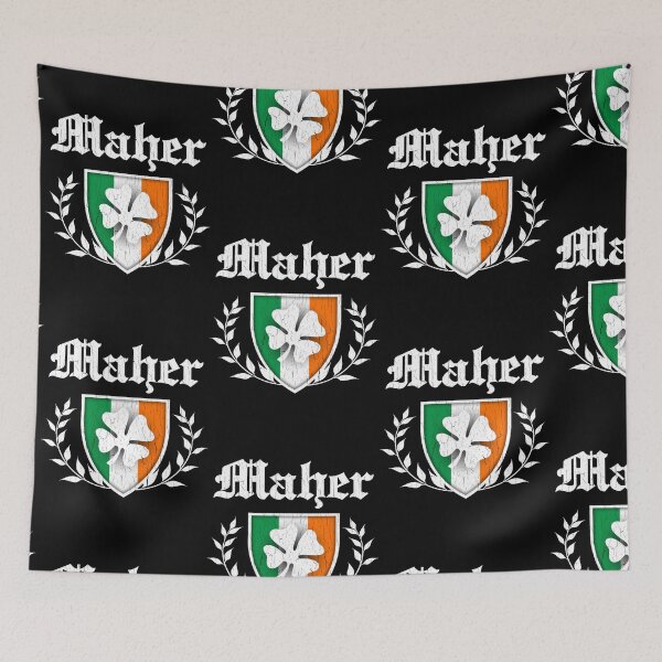 Item preview, Maher Family Shamrock Crest (vintage distressed) designed and sold by eden-katzs.