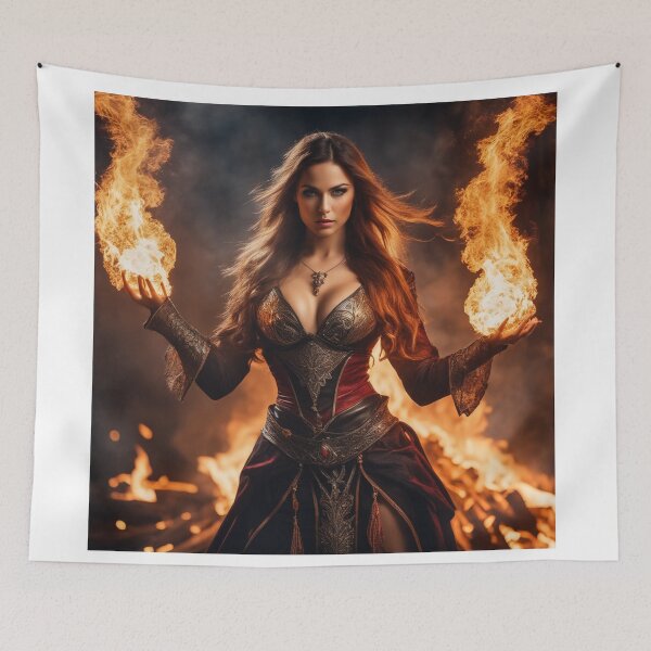 Item preview, Fire Sorceress designed and sold by TodoDecoArt.
