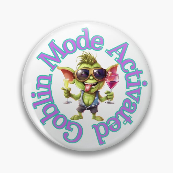 Item preview, Goblin Mode Activated Cool Funny Partying Drinking Design designed and sold by AfterSchoolSpec.