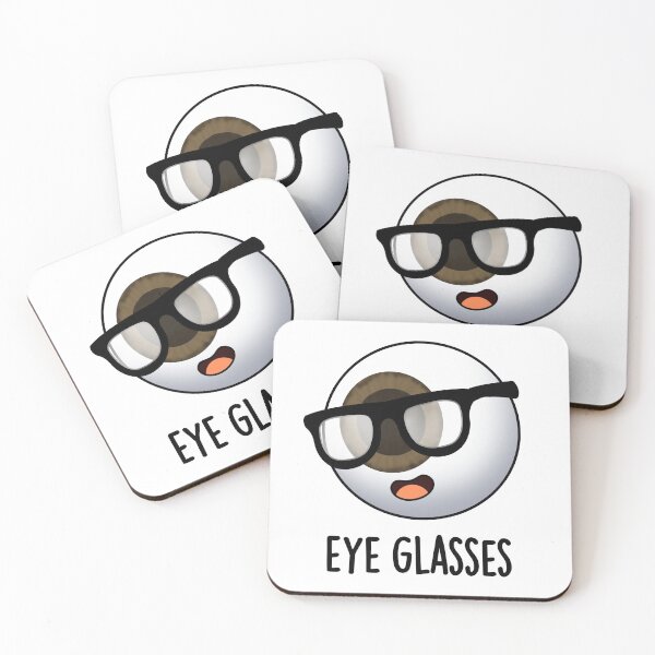 Item preview, Eye Glasses Funny Eyeball Puns  designed and sold by punnybone.