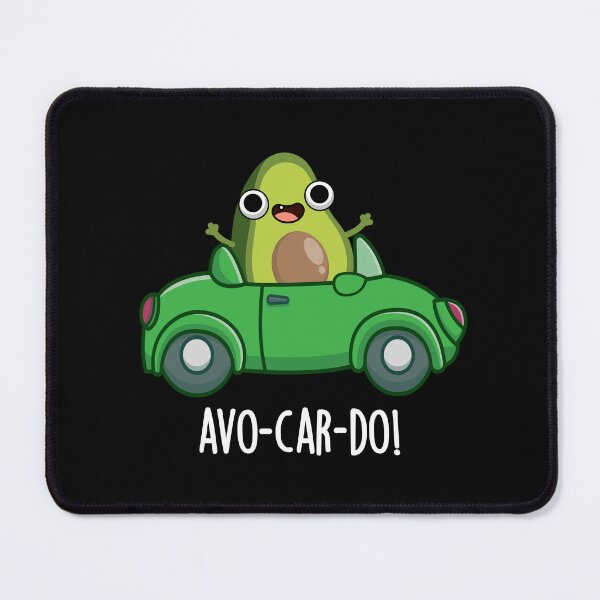 Item preview, Avo-car-do Funny Avocado Puns (Dark BG) designed and sold by punnybone.
