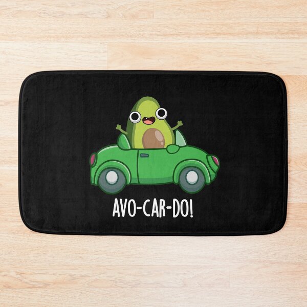 Item preview, Avo-car-do Funny Avocado Puns (Dark BG) designed and sold by punnybone.