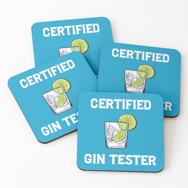 Aperçu de l'œuvre Testeur de gin certifié créée et vendue par Meh-Ink.