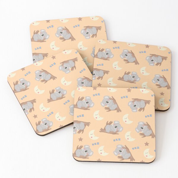 Item preview, Sleepy cute koalas pattern designed and sold by tinytwist.