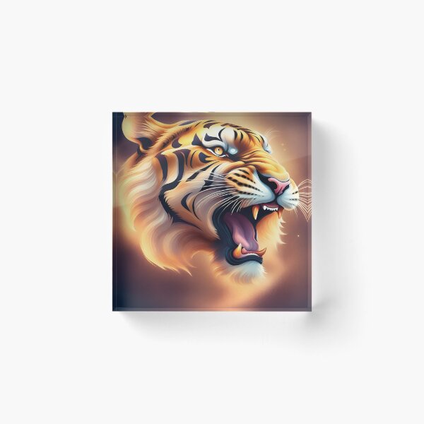 Artikelvorschau, Traumstil Tigerporträt Stil 1 entworfen und verkauft von Mark Cannon.