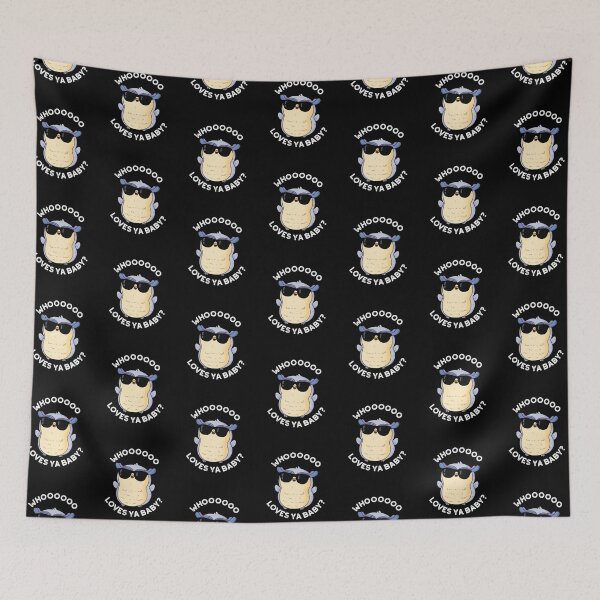 Item preview, Whoo Loves Ya Baby Funny Owl Puns (Dark BG) designed and sold by punnybone.