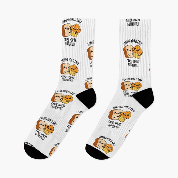 Item preview, Loafing You Is Easy Cause You're Butterful Funny Food Puns  designed and sold by punnybone.