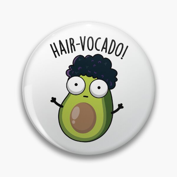 Item preview, Hair-vocado Funny Avocado Puns  designed and sold by punnybone.