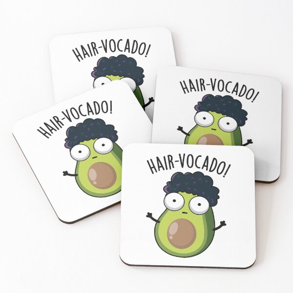 Item preview, Hair-vocado Funny Avocado Puns  designed and sold by punnybone.