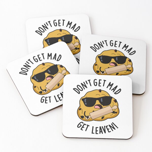Item preview, Don't Get Mad Get Leaven Funny Baking Puns  designed and sold by punnybone.